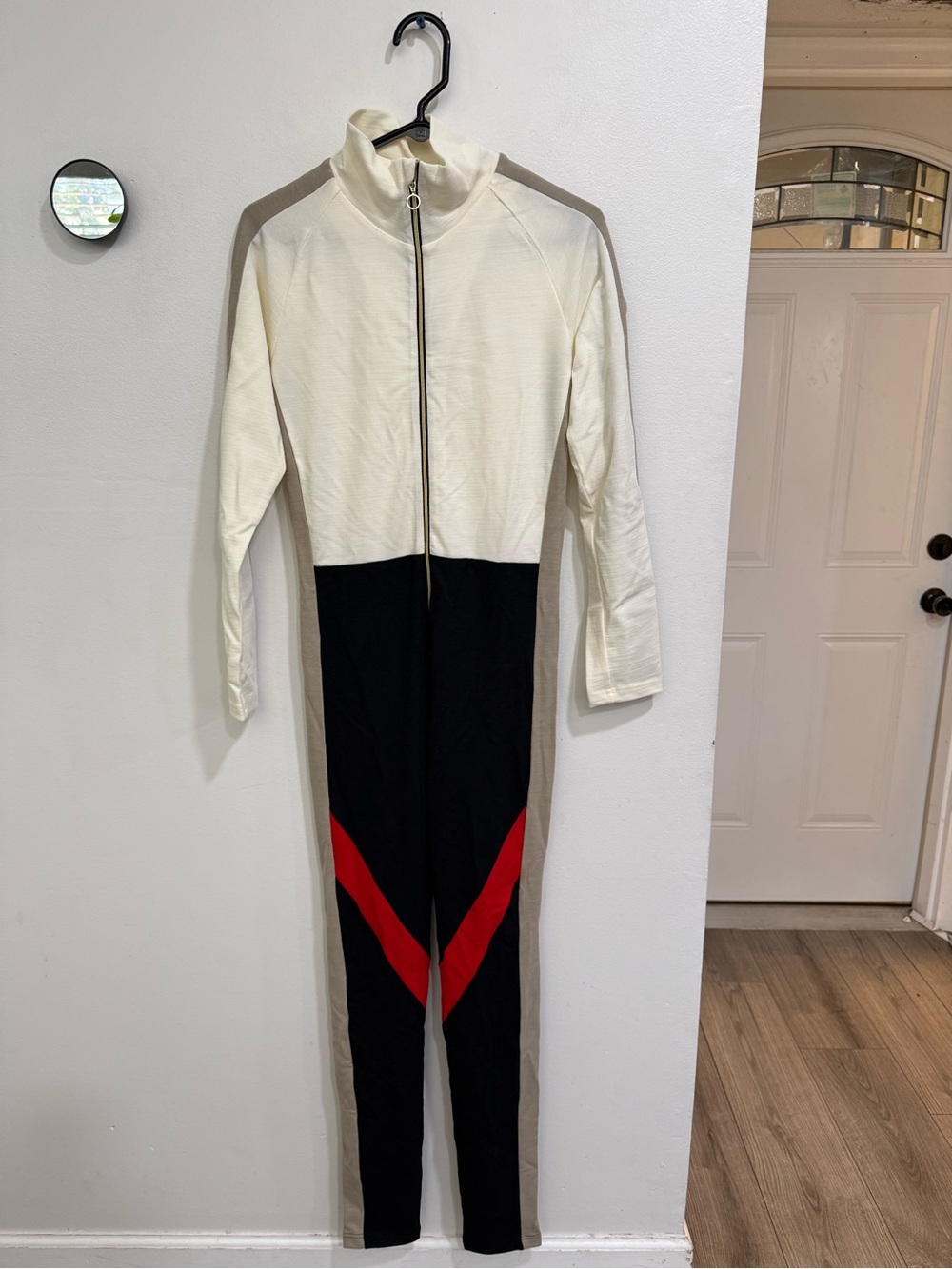 NWT INUIKII‎ X WE NORWEGIANS Wool-blend piqué jumpsuit SZ M